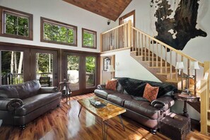 TV, fireplace, video games