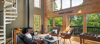 The Perfect VT Retreat - 5 km til Mt. Sne m / pejs