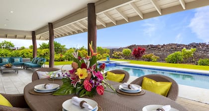 5 Bedroom with Private Pool, Spa, Gym and Putting Green in Waikoloa Beach