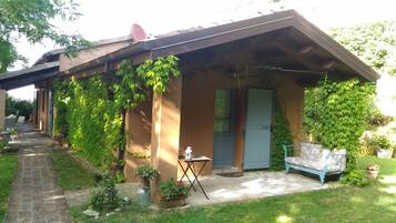 Superior Double or Twin Room, Hill View | Terrace/patio