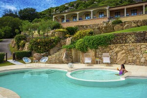 Outdoor pool, open 8:00 AM to 8:00 PM, sun loungers