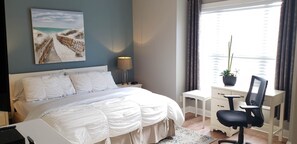 4 habitaciones, escritorio, tabla de planchar con plancha y wifi gratis 