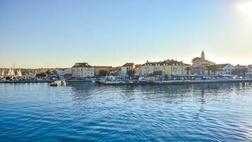 Staduitzicht vanuit accommodatie
