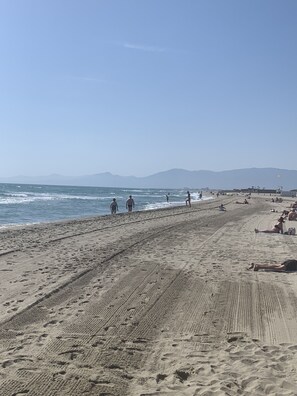 On the beach