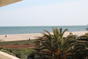 En la playa 
