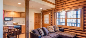 The Serenity Suite is a private cabin suite at Heartland Country Resort & Lodge