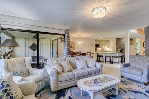 TV, DVD player, offices