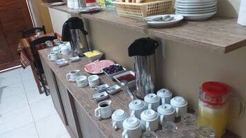 Petit déjeuner continental compris tous les jours