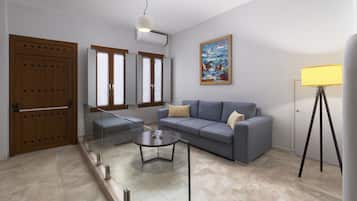 Suite Studio Ville, vue ville | Literie de qualité supérieure, matelas Select Comfort, minibar