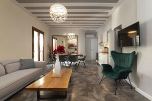 42-inch Smart TV with digital channels, TV, books