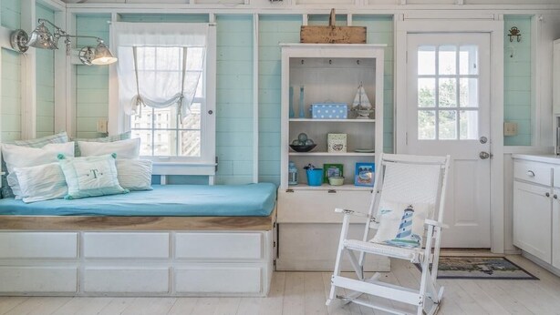 Casa de campo, 1 cama Queen size, cocina | Sala de estar | Televisión