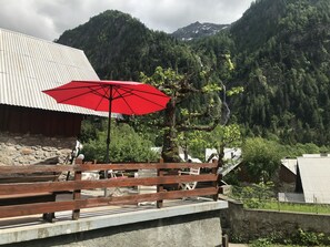 Terrace/patio - Mountain house, Ecrins park - Valsenestre (Valsenestre)