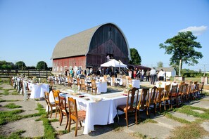 Área para banquetes al aire libre