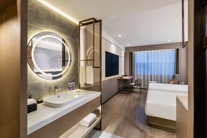 Superior-Zimmer, 2 Einzelbetten | Badezimmer | Dusche, Regendusche, Haartrockner, Bademäntel