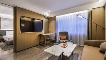 Superior Suite, 1 King Bed | Down comforters, minibar, in-room safe, blackout drapes