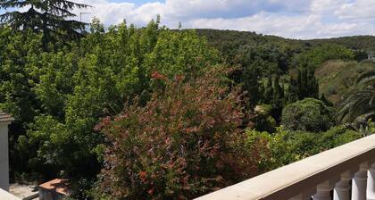 House with private swimming pool and garden 7 minutes walk off the beach.