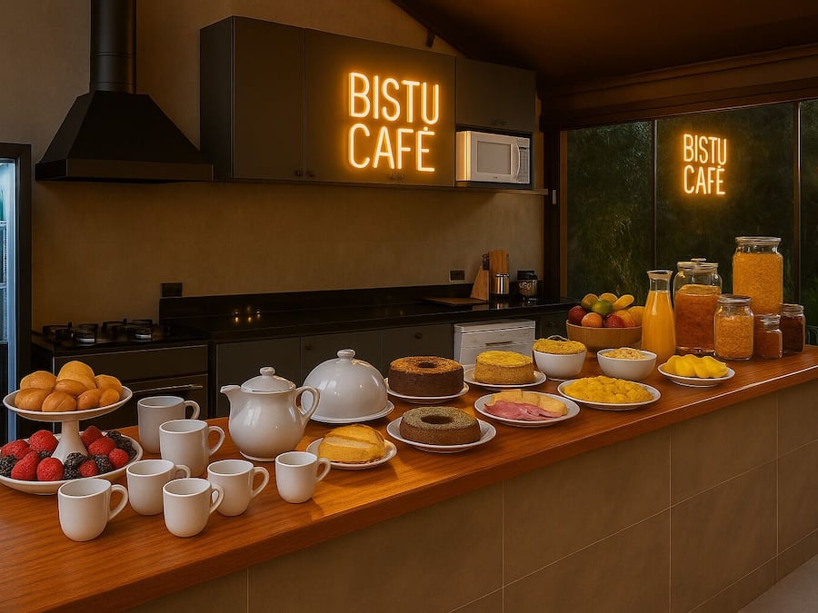 Frokostbuffé er inkludert hver dag