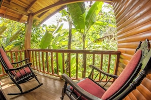 Terrace/patio - Arenal Rustic Lodge (Peñas Blancas)