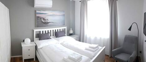 2 bedrooms, WiFi, bed sheets