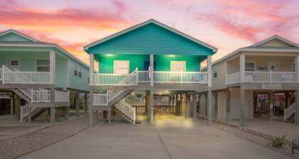 Sea Breeze depuis une terrasse, un balcon et un patio au Boogie Board Bungalow