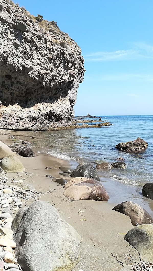 Accommodatie ligt op het strand