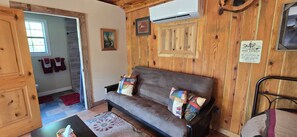 Smart TV, DVD player, video library, stereo