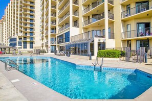 Indoor pool, a heated pool - Beachfront 1BR @ Phoenix IV • Sleeps 4 • Stunning Views, Balcony & Resort Amenities (Orange Beach)