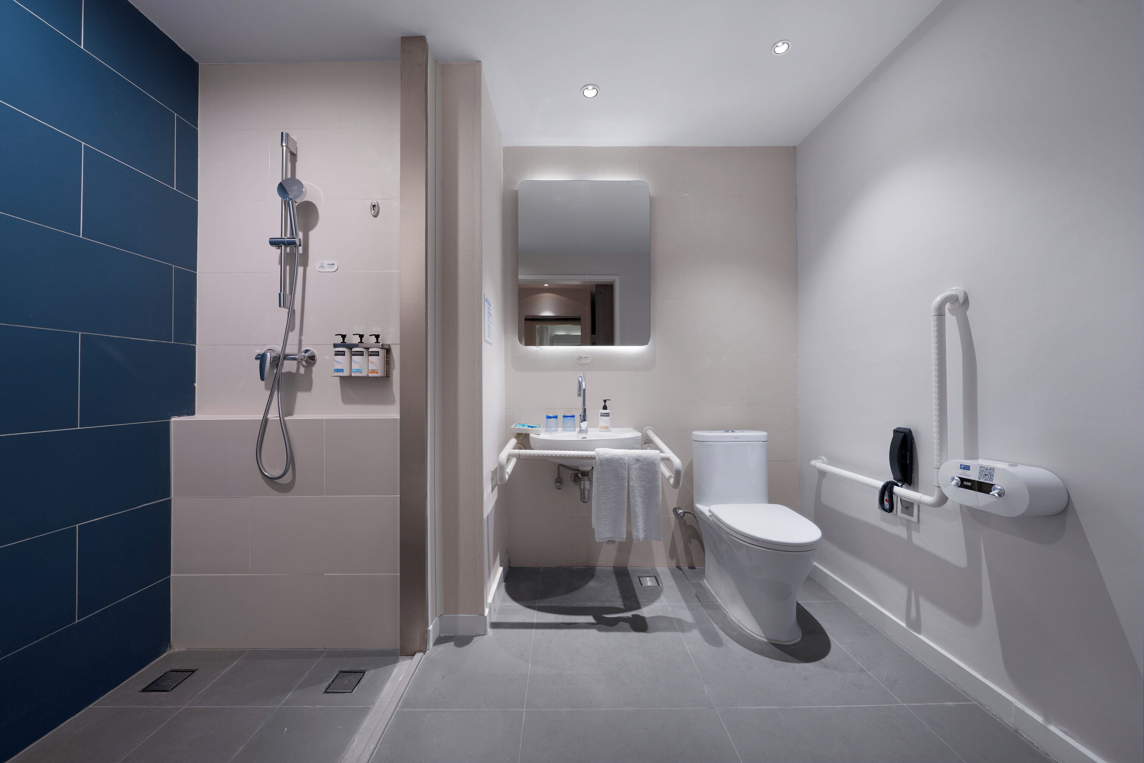 Chambre Standard, 1 très grand lit, accessible aux personnes à mobilité réduite | Salle de bain