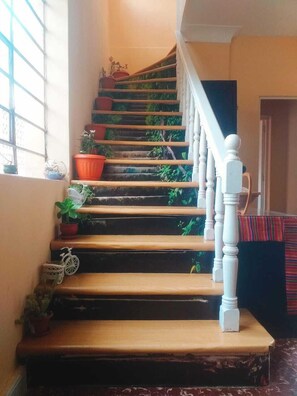 Staircase - Hidden Garden - Hostel (Cusco)