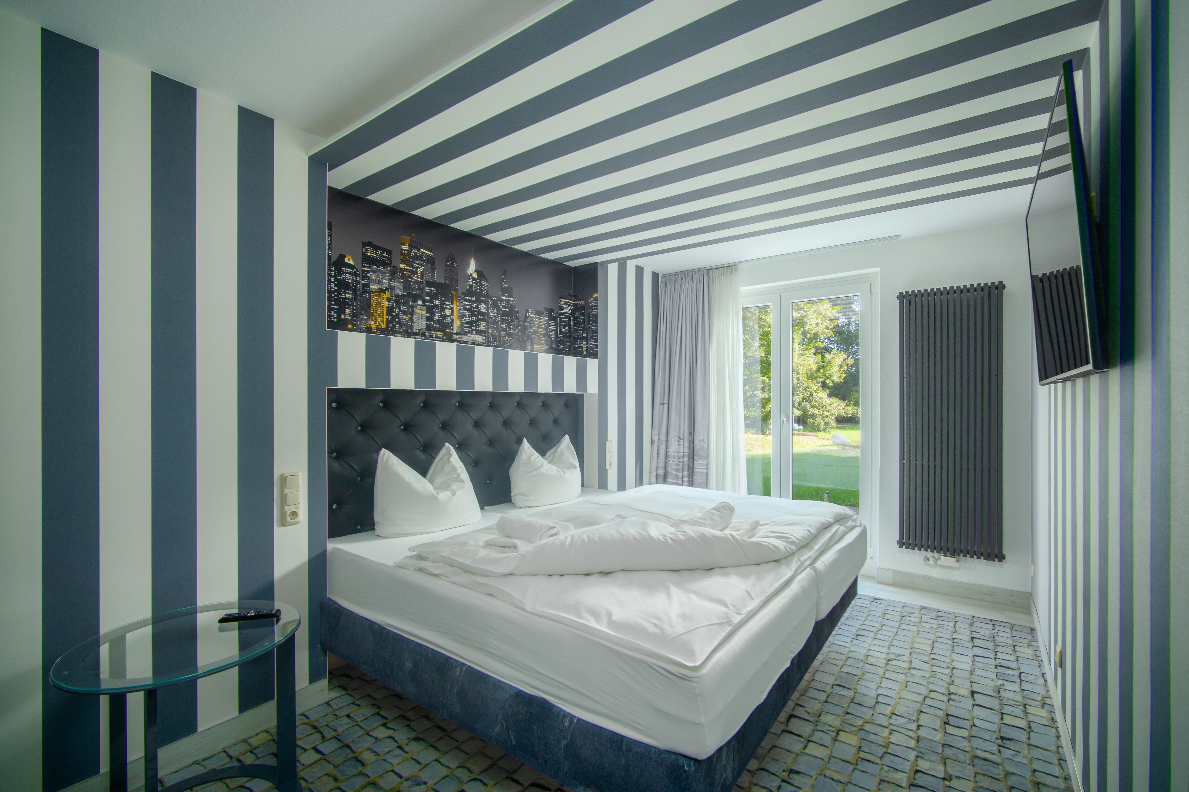 Premium Suite, 1 Bedroom, Accessible, Terrace | In-room safe, desk, laptop workspace, blackout drapes