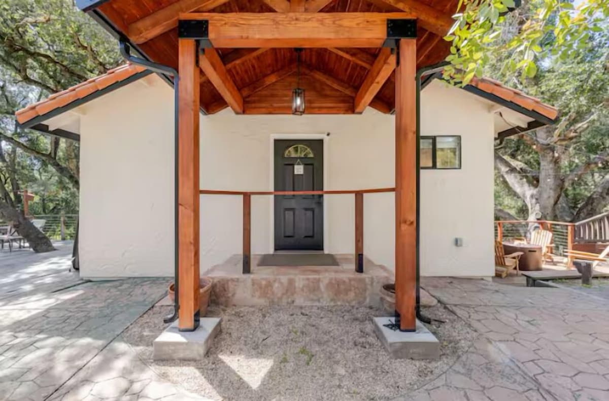 Photo 25 of New, Relax in a private HotbTub with a beautiful deck surrounded by Nature.