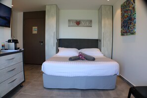 Studio, en-suite badkamer, uitzicht op zee (1812) | Lakens van Egyptisch katoen, luxe beddengoed, individueel gedecoreerd