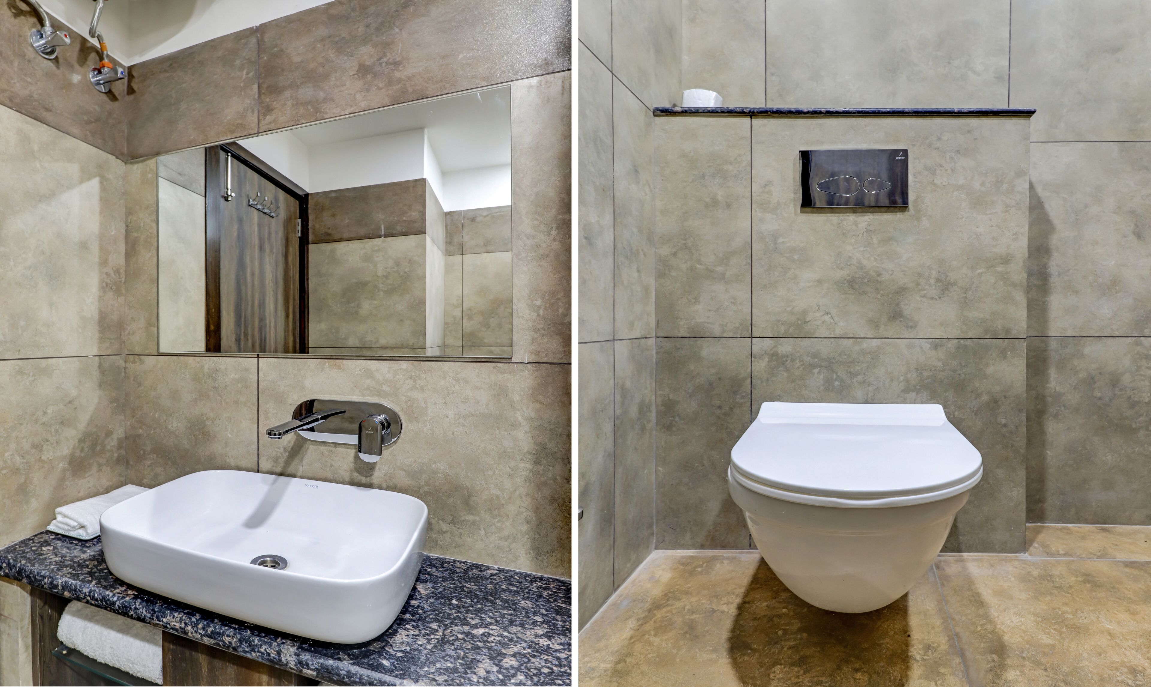 デラックス ルーム | バスルーム | シャワー、バスアメニティ (無料)、タオル、石鹸