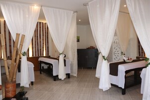 Masajes con piedras calientes, masajes de tejido profundo, masajes