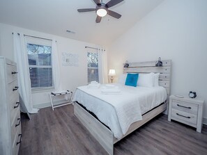 2 bedrooms, iron/ironing board, travel cot, WiFi