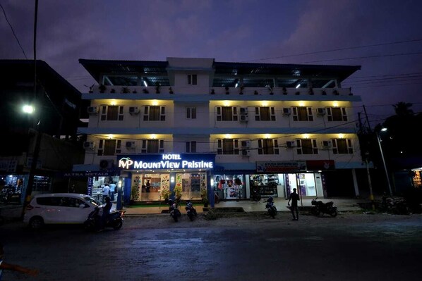 Front of property – evening/night