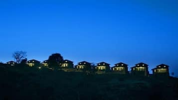 Front of property – evening/night