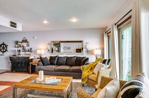 TV, DVD player, books, video library - Resort-Style Lake Conroe Retreat w/ Balcony & View (Willis)