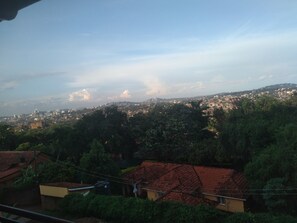 Blick von der Unterkunft