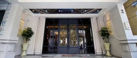 Entrada de la propiedad