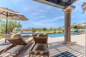 Outdoor pool, a heated pool - NEW 4-Bedroom Oversized Casita with Pool/Jacuzzi, sleeps 10, spectacular golf (Cabo San Lucas)