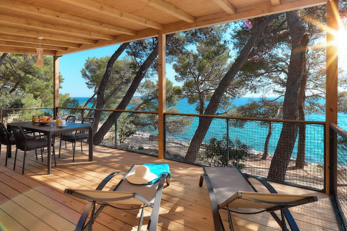 Casa mobile Deluxe, vista mare | Terrazza/patio