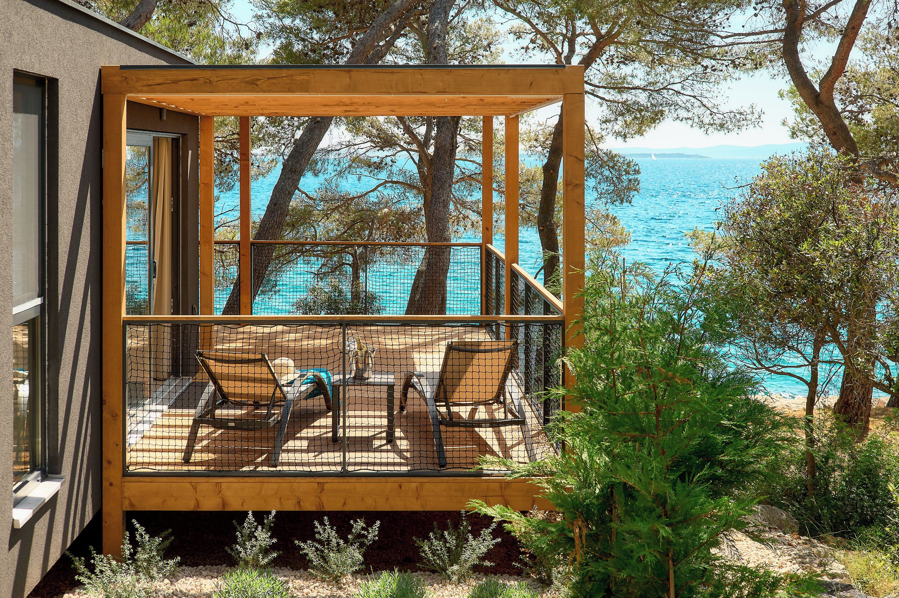 Mobile Deluxe-Unterkunft, Meerblick