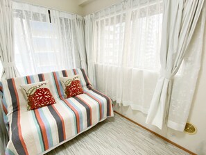 3LDK Luxury Top Floor Family Room 501 | Individually decorated, individually furnished, desk, laptop workspace