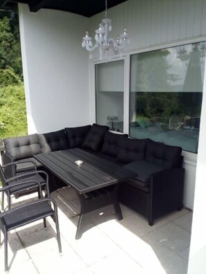 Bungalow, 3 Schlafzimmer, Terrasse | Terrasse/Patio