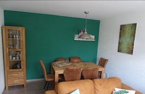 Bungalow, 3 Bedrooms, Terrace | Living room | LED TV - Europa Feriendorf (Lichtenau)