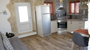 Televisie en een open haard