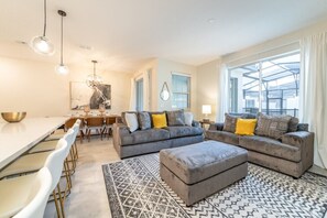 Flat-screen TV, video game console - Vhc8075ha - Storey Lake Resort - 4 Bed 3 Baths Townhouse (Kissimmee)