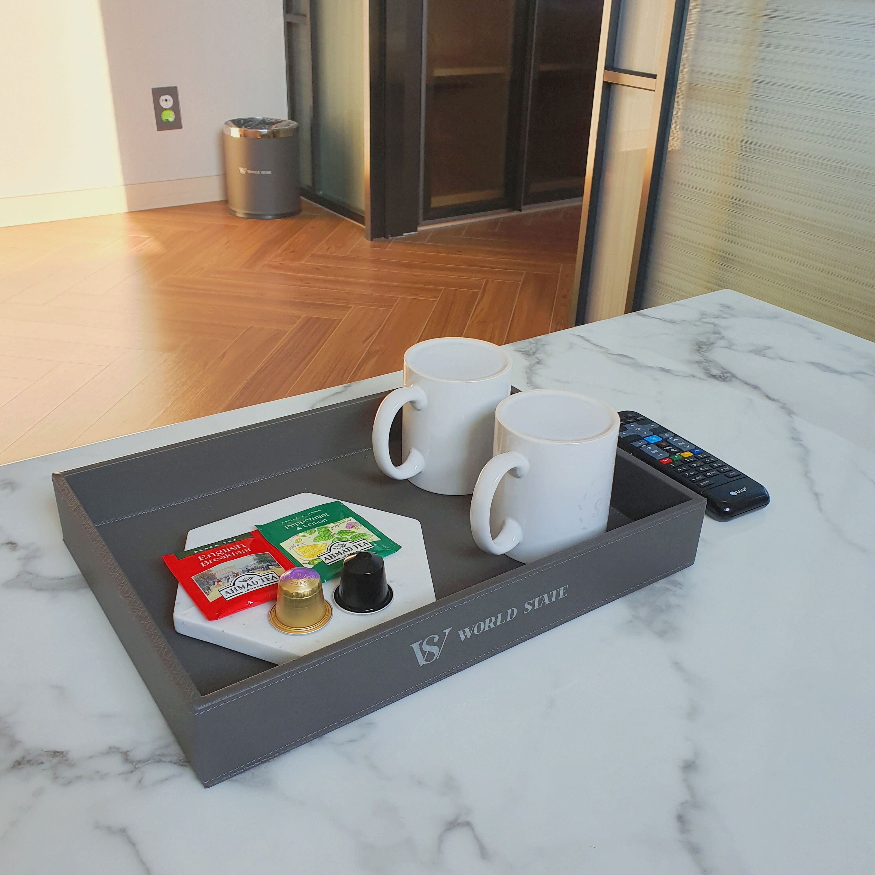 junior suite, 1 queen bed, lake view | coffee and/or coffee maker