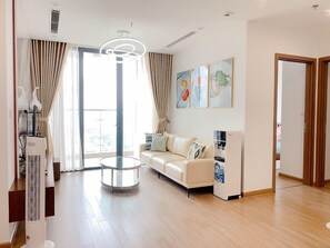 Apartment, 3 Bedrooms | Living area | Smart TV - Lisa Apartments Vinhomes (Hanoi)